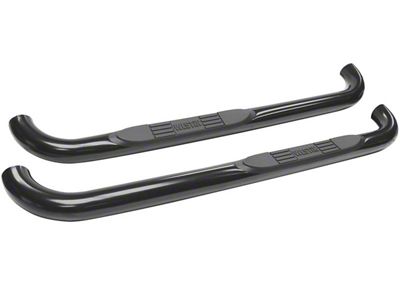 E-Series 3-Inch Nerf Side Step Bars; Black (97-03 F-150 Regular Cab)