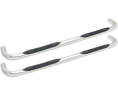 E-Series 3-Inch Nerf Side Step Bars; Stainless Steel (01-03 F-150 SuperCrew)