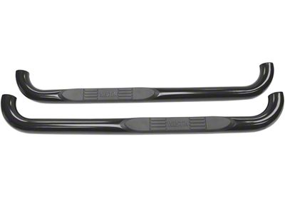 E-Series 3-Inch Nerf Side Step Bars; Black (15-24 F-150 Regular Cab)