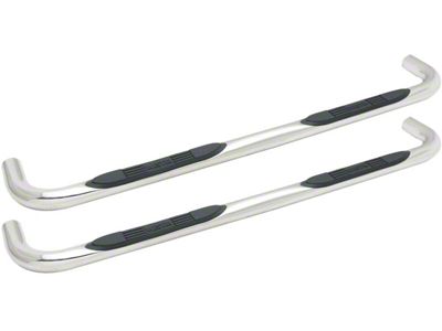 E-Series 3-Inch Nerf Side Step Bars; Stainless Steel (15-25 F-150 SuperCab)
