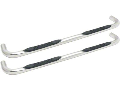 E-Series 3-Inch Nerf Side Step Bars; Stainless Steel (15-25 F-150 SuperCrew)