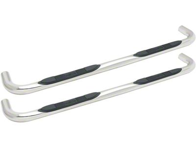E-Series 3-Inch Nerf Side Step Bars; Stainless Steel (15-24 F-150 SuperCrew)