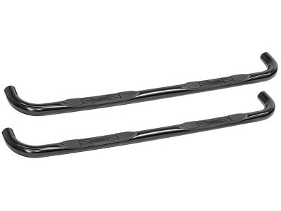 E-Series 3-Inch Nerf Side Step Bars; Black (15-24 F-150 SuperCrew)