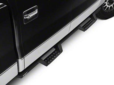 HDX Drop Nerf Side Step Bars; Textured Black (09-14 F-150 SuperCrew)