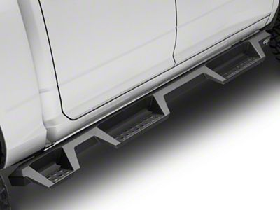 Westin HDX Drop Wheel-to-Wheel Nerf Side Step Bars; Textured Black (09-18 RAM 1500 Crew Cab)