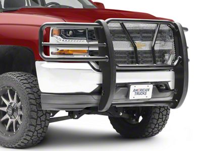 Westin HDX Grille Guard; Black (16-18 Silverado 1500)