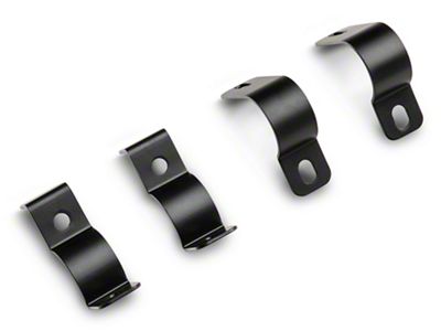 Westin HDX Grille Guard Light Clamps; Black