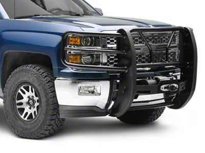 Westin HDX Winch Mount Grille Guard; Black (14-15 Silverado 1500)