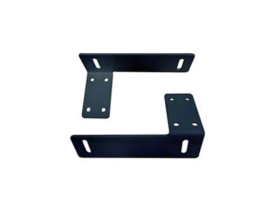 Headache Rack Tool Box Bracket; Black (04-25 F-150)