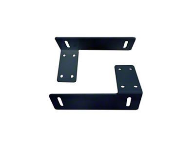 Headache Rack Tool Box Bracket; Black (04-24 F-150)