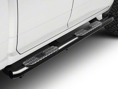 Westin Pro Traxx 4-Inch Oval Side Step Bars; Black (09-18 RAM 1500 Quad Cab, Crew Cab)