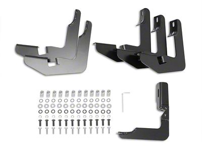 Westin Pro Traxx 5-Inch Oval Side Step Bars; Black (09-18 RAM 1500)