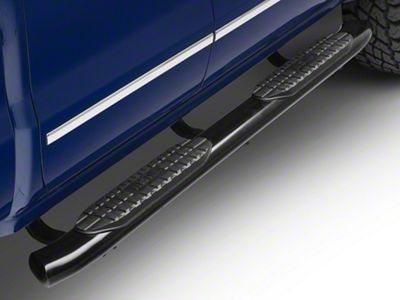 Westin Pro Traxx 5-Inch Oval Side Step Bars; Black (14-18 Silverado 1500)