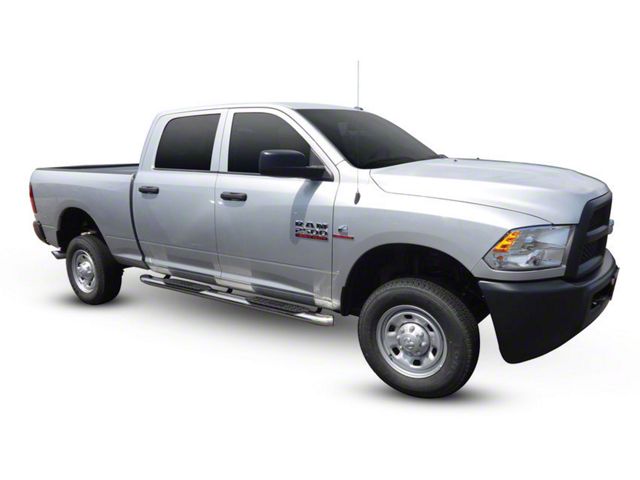 Westin Pro Traxx 5-Inch Oval Side Step Bars; Stainless Steel (09-18 RAM 1500 Quad Cab, Crew Cab)