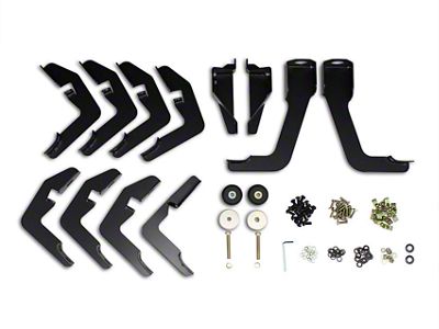 Westin Pro Traxx 5-Inch Wheel-to-Wheel Oval Side Step Bars; Stainless Steel (14-18 Sierra 1500 Double Cab, Crew Cab w/ 5.80-Foot Short Box)
