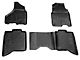 Profile Front and Second Row Floor Liners; Black (12-18 RAM 1500 Crew Cab)