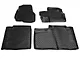Profile Front and Second Row Floor Liners; Black (15-23 F-150 SuperCab)