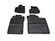 Profile Front and Second Row Floor Liners; Black (15-23 F-150 SuperCrew)