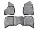 Profile Front and Second Row Floor Liners; Black (09-12 RAM 1500 Crew Cab)