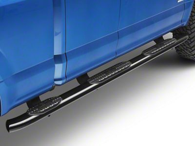 Westin Pro Traxx 5-Inch Wheel-to-Wheel Oval Side Step Bars; Black (15-20 F-150 SuperCab & SuperCrew w/ 6-1/2-Foot Bed)
