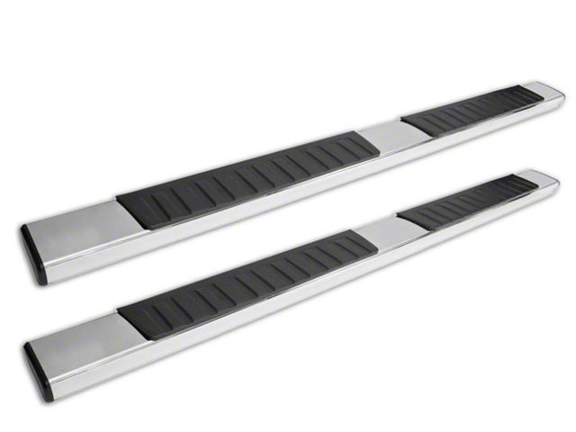 R7 Nerf Side Step Bars; Stainless Steel (07-13 Sierra 1500 Extended Cab, Crew Cab)