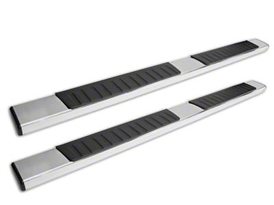 R7 Nerf Side Step Bars; Stainless Steel (14-18 Sierra 1500 Double Cab, Crew Cab)