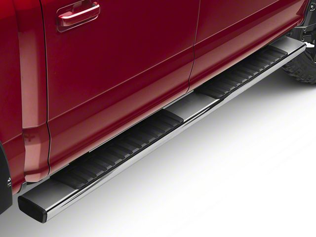 R7 Running Boards; Stainless Steel (15-24 F-150 SuperCab, SuperCrew)
