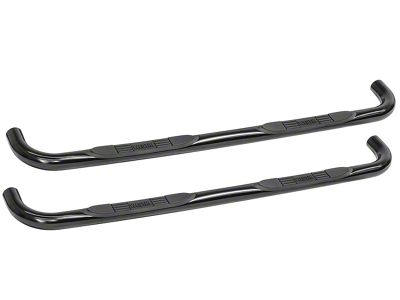 E-Series 3-Inch Nerf Side Step Bars; Black (02-08 RAM 1500 Quad Cab)