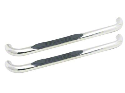 E-Series 3-Inch Nerf Side Step Bars; Stainless Steel (99-13 Sierra 1500 Regular Cab)