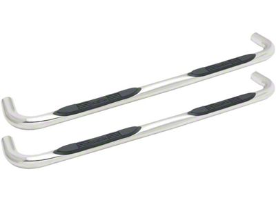 E-Series 3-Inch Nerf Side Step Bars; Stainless Steel (99-13 Sierra 1500 Extended Cab)