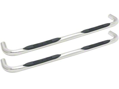 E-Series 3-Inch Nerf Side Step Bars; Stainless Steel (99-13 Sierra 1500 Extended Cab)