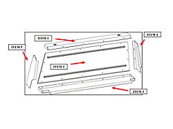 EXP Truck Cap Storage Box Add-On; Passenger Side