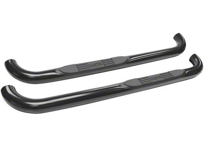 E-Series 3-Inch Nerf Side Step Bars; Black (99-13 Silverado 1500 Regular Cab)