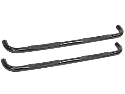 E-Series 3-Inch Nerf Side Step Bars; Black (99-13 Silverado 1500 Extended Cab)