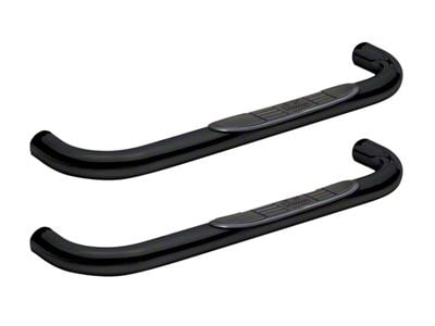 Signature 3-Inch Nerf Side Step Bars; Black (99-13 Silverado 1500 Regular Cab)