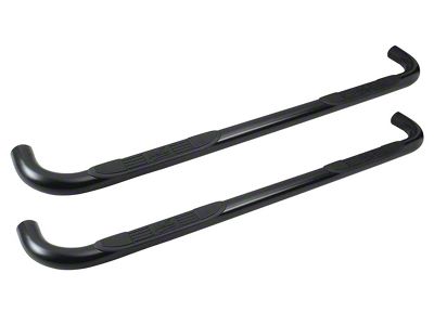 Signature 3-Inch Nerf Side Step Bars; Black (99-13 Silverado 1500 Extended Cab)