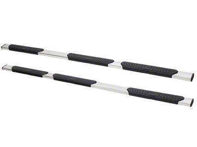 Westin R5 M-Series Wheel-to-Wheel Nerf Side Step Bars; Polished Stainless (14-18 Silverado 1500 Crew Cab w/ 6.50-Foot Standard Box)