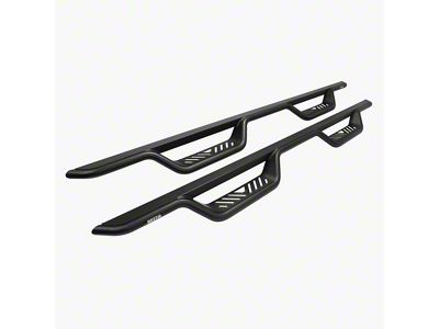 Westin Outlaw Drop Nerf Side Step Bars; Textured Black (01-19 Silverado 3500 HD Crew Cab)