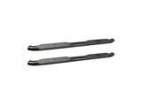Pro Traxx 4-Inch Oval Side Step Bars; Black (17-25 F-250 Super Duty SuperCrew)
