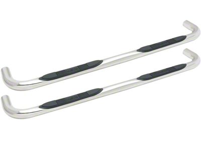 E-Series 3-Inch Nerf Side Step Bars; Stainless Steel (11-16 F-250 Super Duty SuperCab)