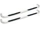 E-Series 3-Inch Nerf Side Step Bars; Stainless Steel (11-16 F-250 Super Duty SuperCab)