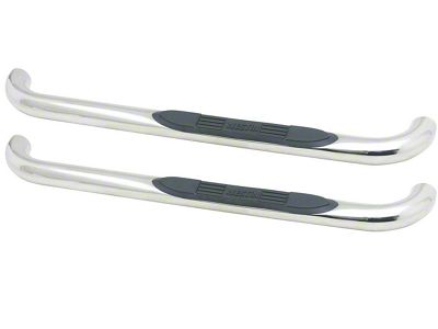 E-Series 3-Inch Nerf Side Step Bars; Stainless Steel (11-16 F-250 Super Duty Regular Cab)
