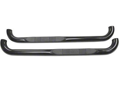 E-Series 3-Inch Nerf Side Step Bars; Black (17-25 F-250 Super Duty Regular Cab)