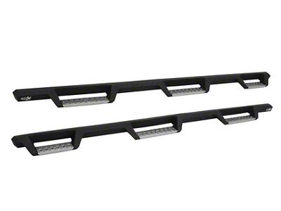 Westin HDX Stainless Wheel-to-Wheel Drop Nerf Side Step Bars; Textured Black (11-16 F-250 Super Duty SuperCrew w/ 6-3/4-Foot Bed)