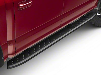 Thrasher Running Boards; Textured Black (15-25 F-150 SuperCab, SuperCrew)