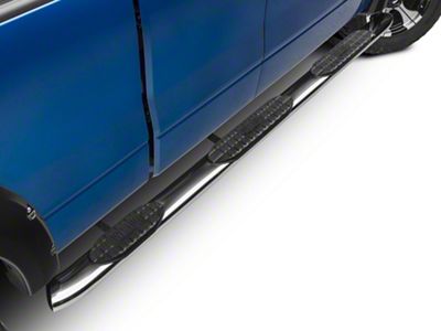 Westin Pro Traxx 5-Inch Wheel-to-Wheel Oval Side Step Bars; Stainless Steel (09-14 F-150 SuperCab w/ 6-1/2-Foot Bed)