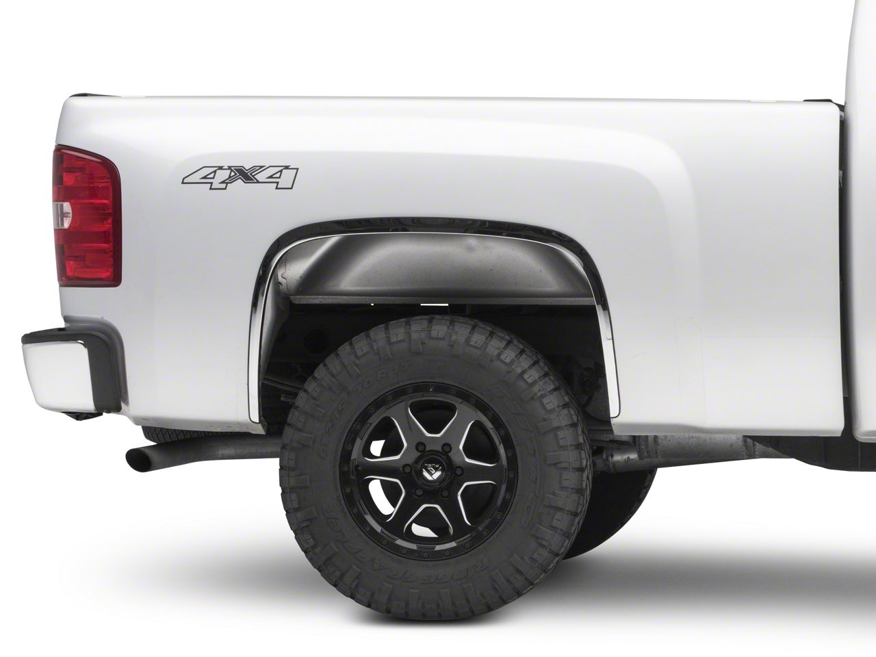 Wheel Well Fender Trim Molding Stainless Steel 07 13 Silverado 1500