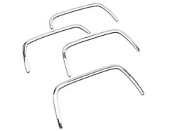 Wheel Well Fender Trim Molding; Stainless Steel (14-15 Silverado 1500)