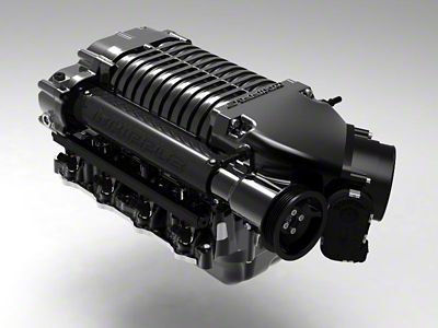 Whipple Gen 6 W185AX 3.0L Intercooled Supercharger Kit; Black; Stage 1 (18-20 5.0L F-150)