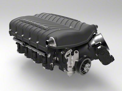 Whipple Gen 6 W185AX 3.0L Intercooled Supercharger Kit; Black; Stage 2 (21-23 5.0L F-150 w/o Pro Power Onboard)